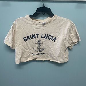 St. Lucia Crop Tee